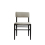 Silla Nama Linen 101 Copenhagen Coffee Black 253092