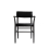 Silla con reposabrazos Nama Leather 101 Copenhagen Coffee Black 253095