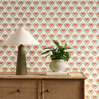Papel pintado Tulip Trellis