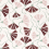 Tejido Fringed Poppy Print Scion Dusk Pink/Chestnut NSCD121334