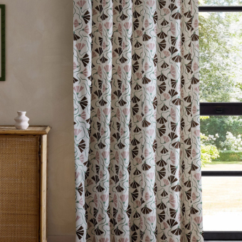 Tejido Fringed Poppy Print