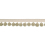 Fleco pompones Calypso 47 mm liso Houl&egrave;s Beige 33218-9005