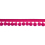 Fleco pompones Calypso 47 mm liso Houl&egrave;s Fuschia 33218-9450
