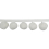Fleco pompones Calypso 75 mm Houl&egrave;s Blanc 33221-9000