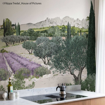 Papel pintado panorámico Provence Couleur