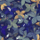 Papel pintado Among Butterflies Les Dominotiers Sous-Bois Indigo AFDC210
