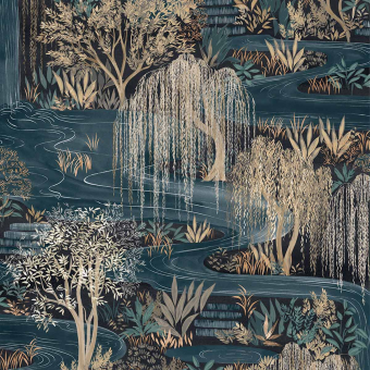 Papel pintado panorámico Water Garden