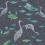 Papel pintado Enchanted River Les Dominotiers Blue/Green AFDC200-1