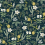 Papel pintado Herb Garden Rifle Paper Co. Navy PSW1677RL