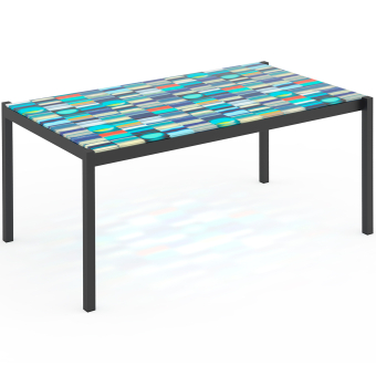 Mesa de comedor rectangular pequeña Cold Sunsets