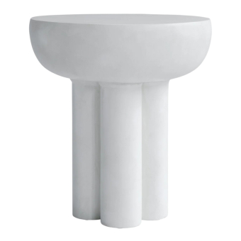 Mesa auxiliar Crown tall Fiber Concrete