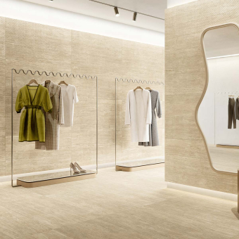 Gres porcelánico Senzatempo Pleated losa grande