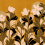 Papel pintado panor&aacute;mico La Floraison Etoffe.com x Bleu Cobalt Moutarde la-floraison-col2