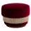 Puf Le Piaf de terciopelo Clovi Burgundy piaf-velours-burgundy