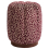 Puf Le Claudel Leopardo Clovi Burgundy claudel-leopard-burgundy