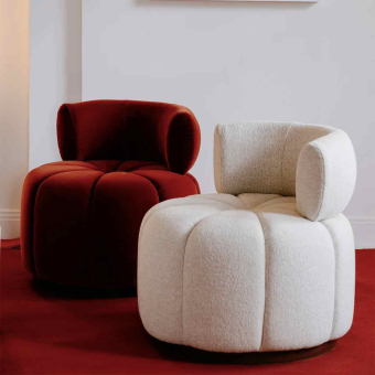 Sillón Le Gainsbourg de terciopelo