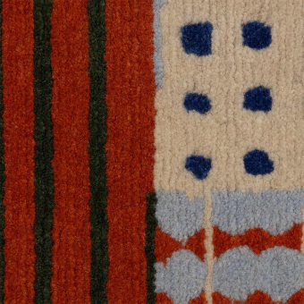 Alfombra Halftones anudada