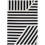 Alfombra Loha Mono Floor Story Black and White Mono-250x350