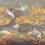 Papel pintado panor&aacute;mico Byobu Masureel Gold DGTRA4021-22-23