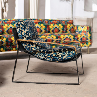 Fauteuil Dunhill Blu Selvaggio