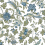 Papel pintado Parterre York Wallcoverings Blue VP1314
