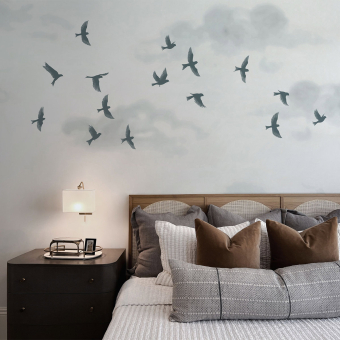 Papel pintado panorámico Murmuration
