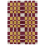 Tapis Shaggy Currant Bush Layered Yellow / red EKSHCB180270
