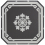 Gres porcel&aacute;nico Ottagono Decoro Black Ceramiche Grazia Dover OEODB1