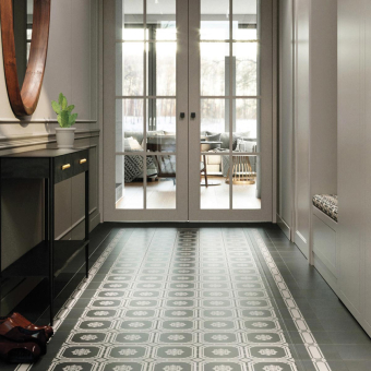 Gres porcelánico Ottagono Decoro Black
