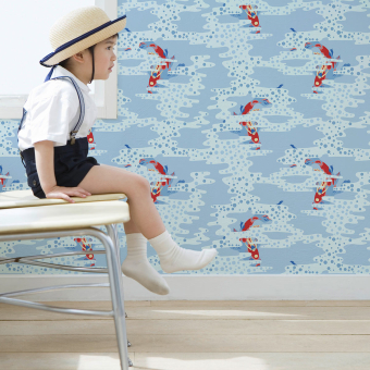 Papel pintado Koï Nobori