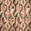 Tejido Castillo Osborne and Little Charcoal/Terracotta F8085-02