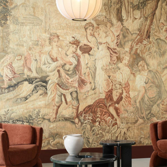 Papel pintado panorámico «Cosecha de flores»