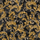 Papel pintado Byzantine Damask Coordonn&eacute; Onyx D00125