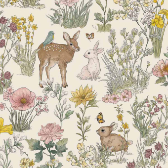 Papel pintado Wonderland - Tiny Treasures
