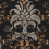 Tela French Damask Coordonn&eacute; Onyx TFREONY-ONYX