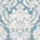 Tela Venetian Damask Coordonn&eacute; Aqua TVENEME-AQUA