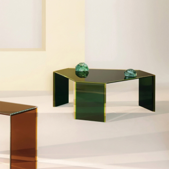 Mesa de centro Bisel poligonal