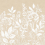 Papel pintado panor&aacute;mico Camelia Casamance Sable/ivoire 74832650