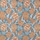 Terciopelo Zenith Harlequin Terracotta/Azul HFUF121347