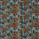 Tela Ania Harlequin Burgandy/Spice/Turquoise HFUF134782