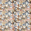 Tela Ania Harlequin Forest/Azul/Ochre HFUF134783