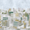 Papel pintado panor&aacute;mico Skyline Tres Tintas Barcelona Spring M5401-4
