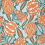 Papel pintado Zenith Harlequin Terracotta/Azul HFUP113360