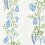Papel pintado On The Vine Scion Cornflower/Kelly Green NPOP113383