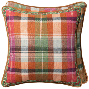 Cojín Kerschdorf Plaid Carrot