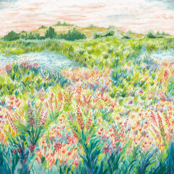 Papel pintado panorámico Wildbloom