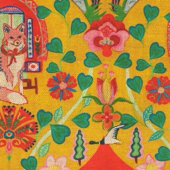 Tela Gypsy Fairytale Lemon Linen