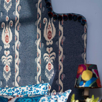Tela Kiraly Indigo Woven