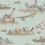 Papel pintado Zambezi Cole and Son Bleu/Multicolore /109/14063