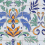 Papel pintado panor&aacute;mico Citrus Raccord parfait Azul citrus-azul